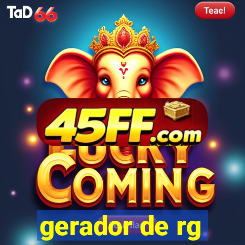 gerador de rg